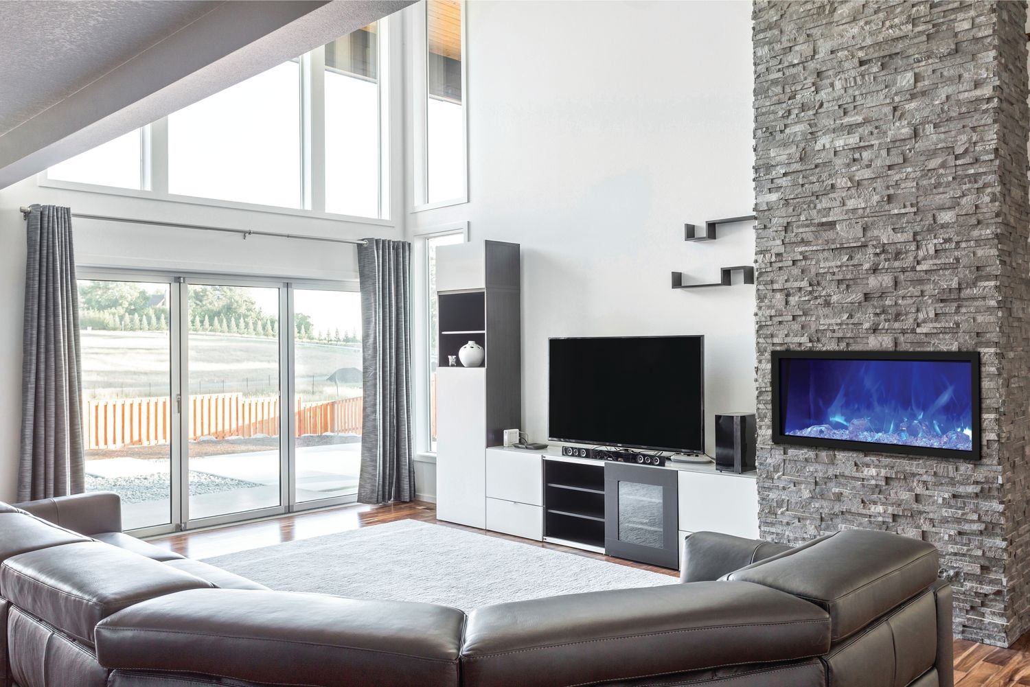 Panorama SLIM 40" Glass Electric Fireplace