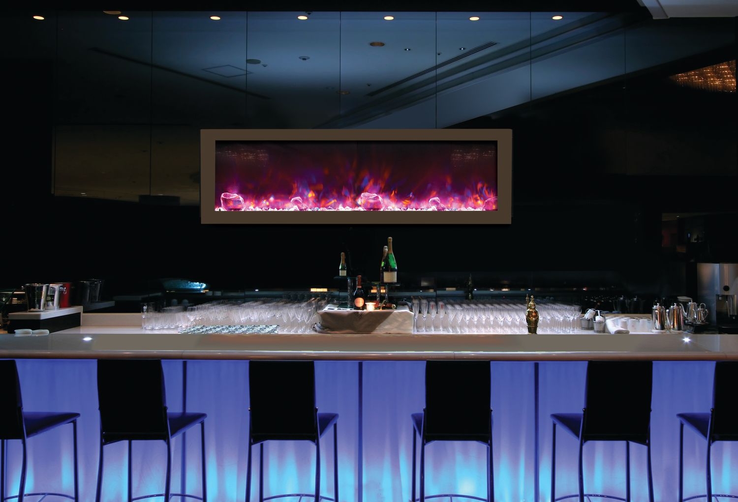 Panorama DEEP 50" Glass Electric Fireplace