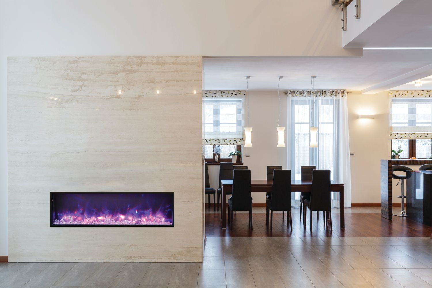 Panorama SLIM 50" Glass Electric Fireplace