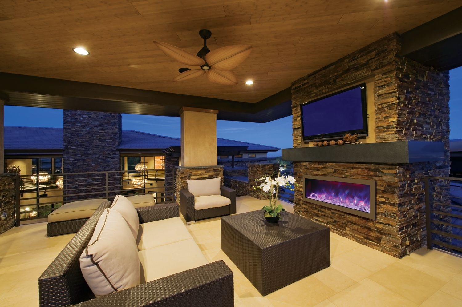 Panorama SLIM 50" Glass Electric Fireplace