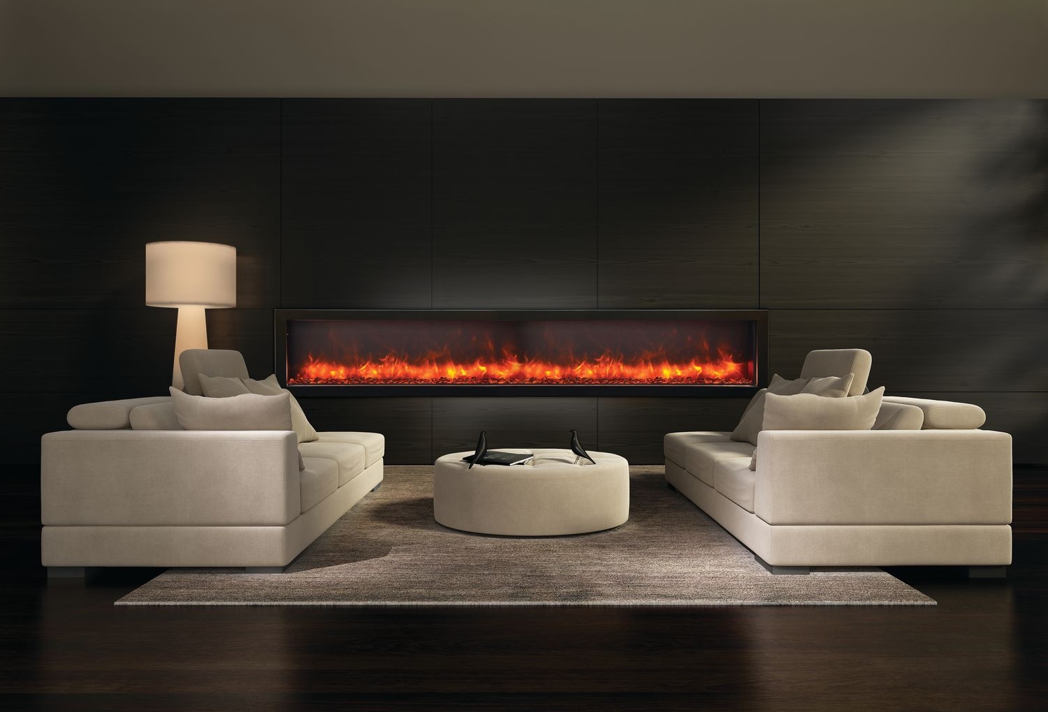 Panorama DEEP Glass Electric Fireplace
