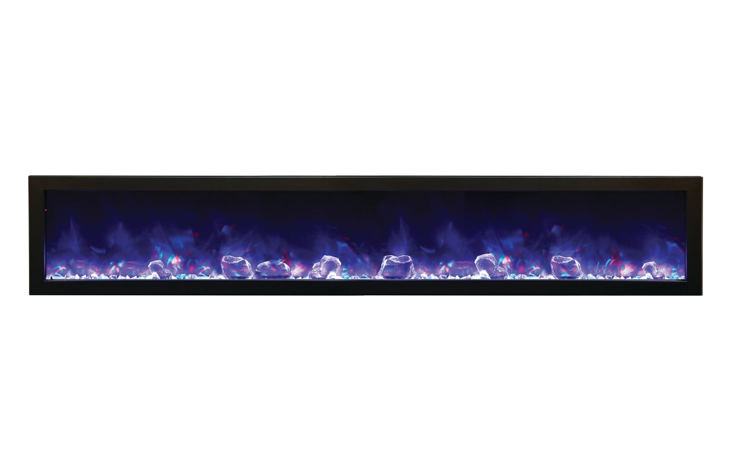 Panorama DEEP 88" Glass Electric Fireplace