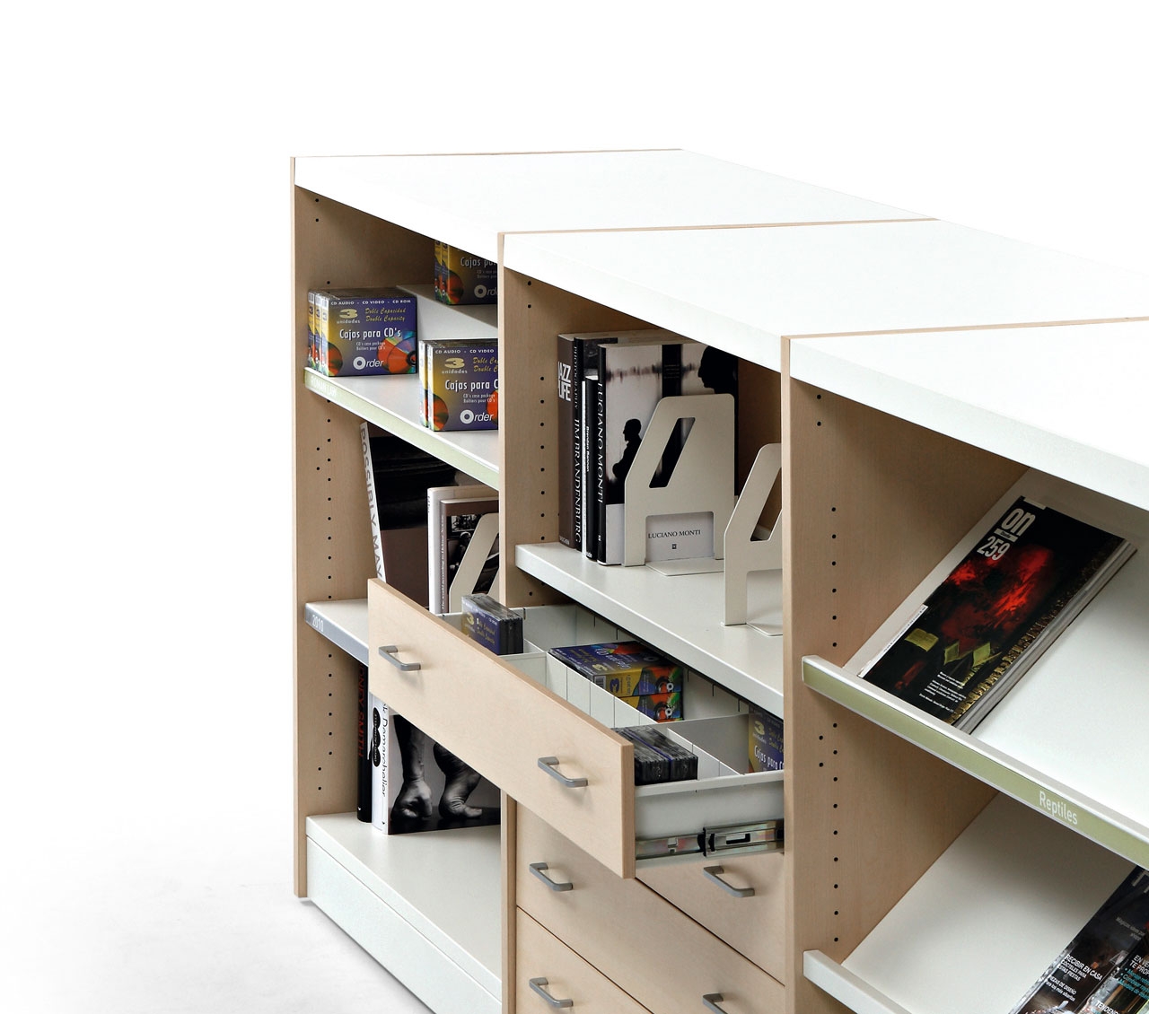 Class 20 Customizable Modular Flexible Storage Bookcase