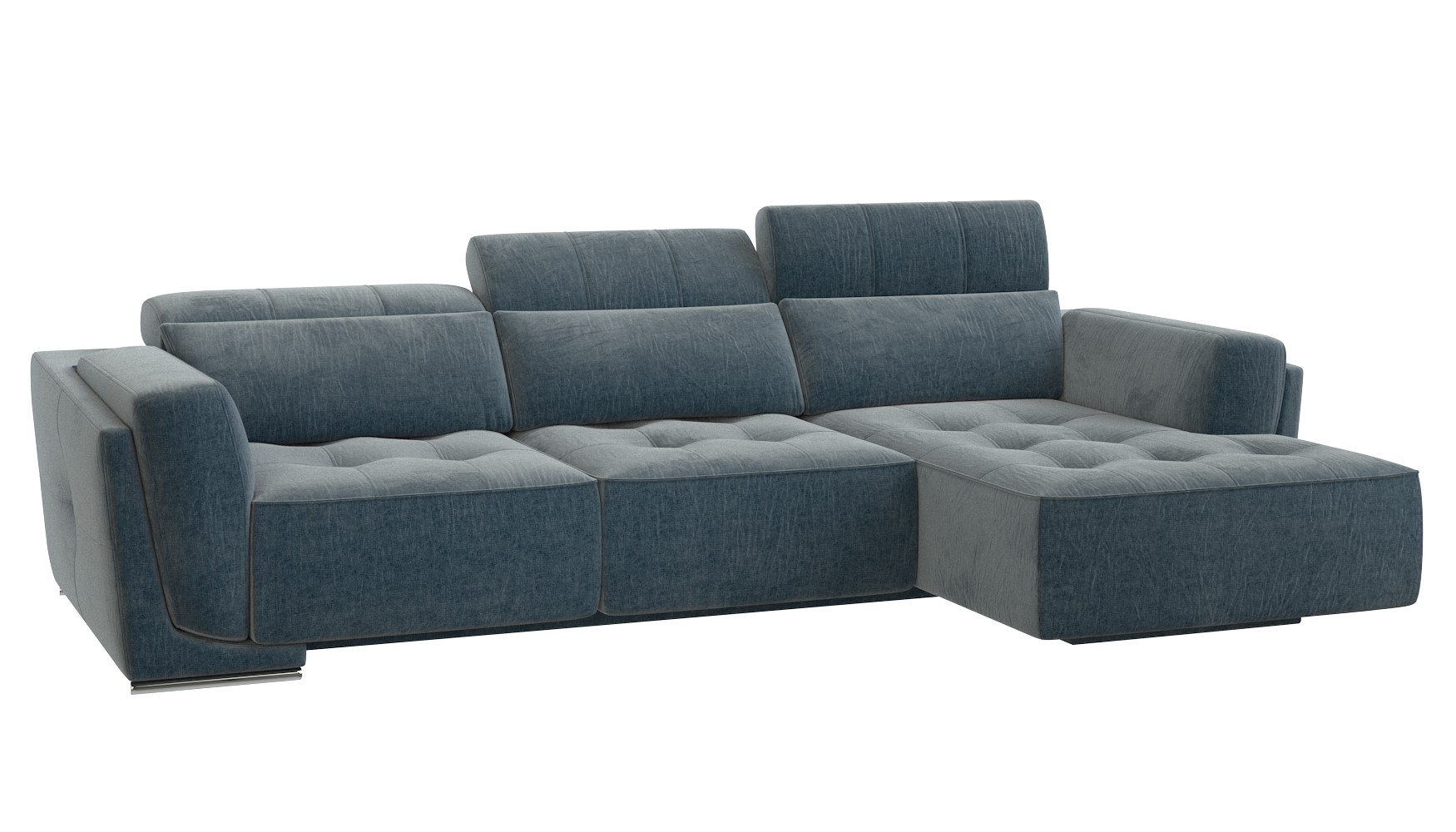 Bilbao Midnight Gray Sectional Sofa