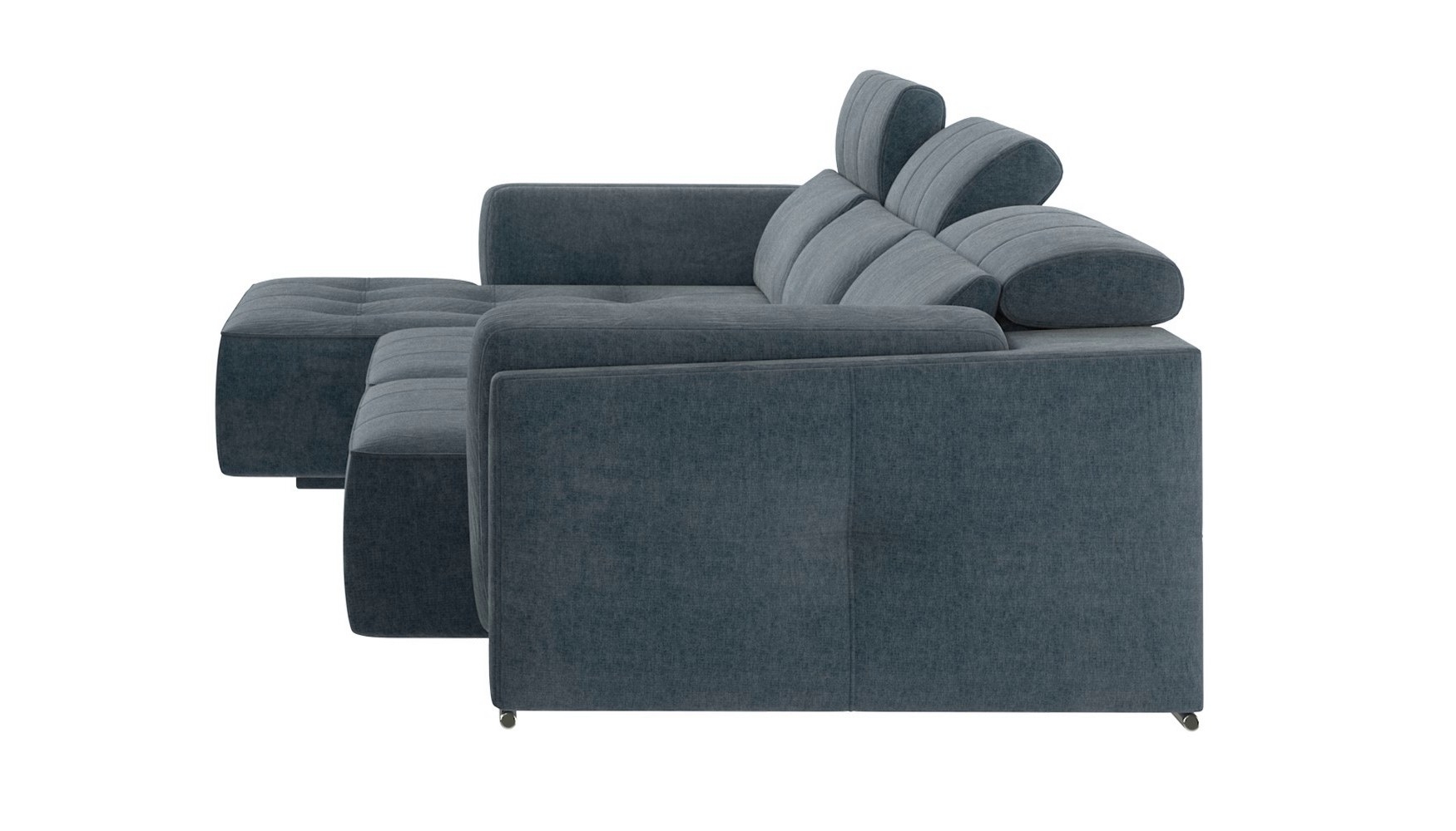 Domo Collection Brandon Corner Sofa with Adjustable Back