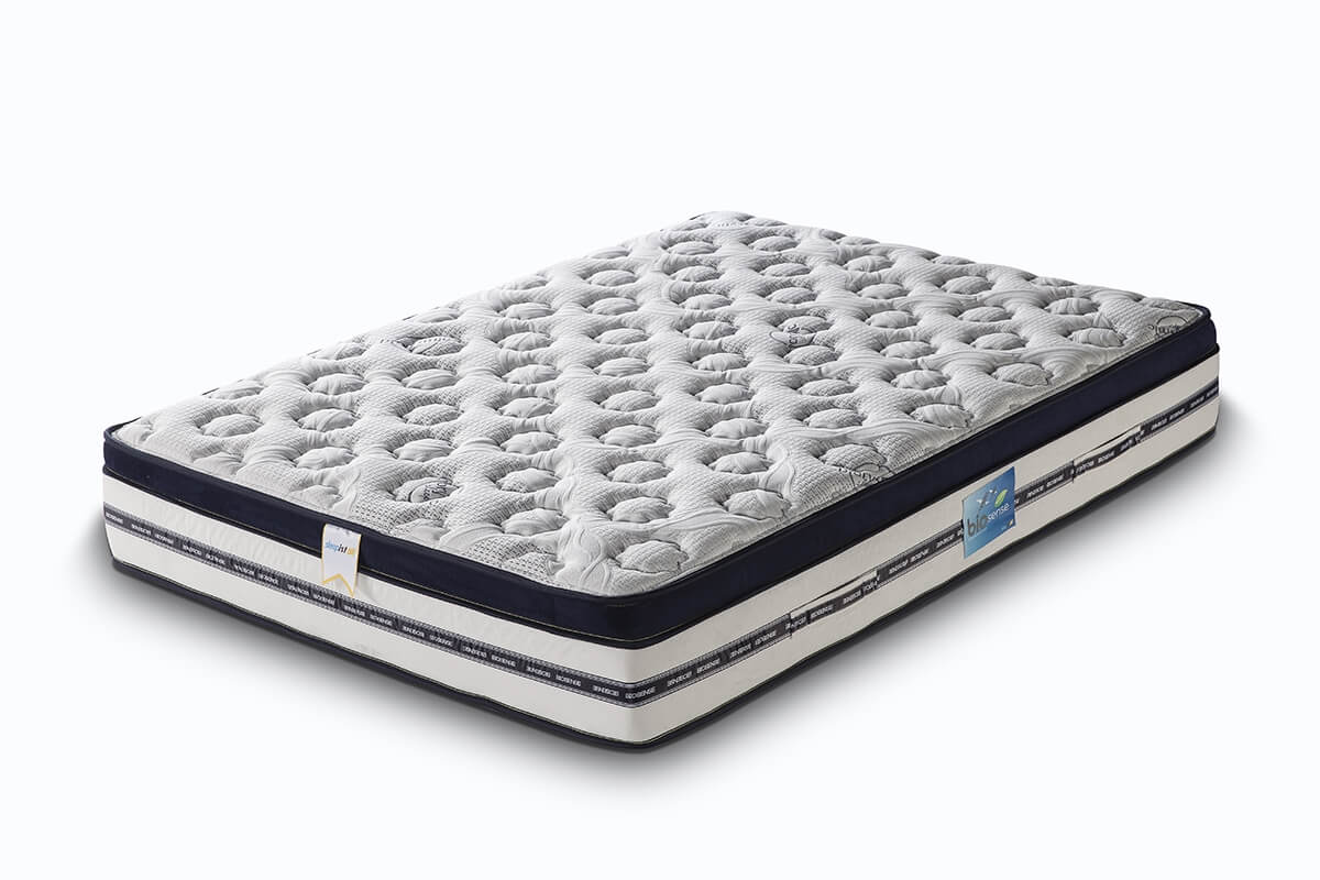 Biorytmic 13" Memory Foam Eurotop Fabric King Size Mattress