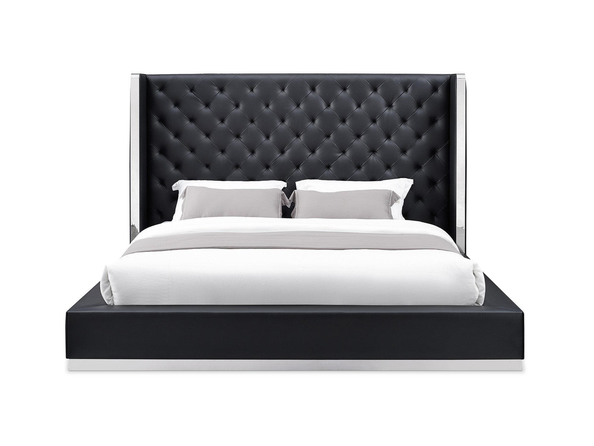 Abrazo Faux Leather King Size Bed