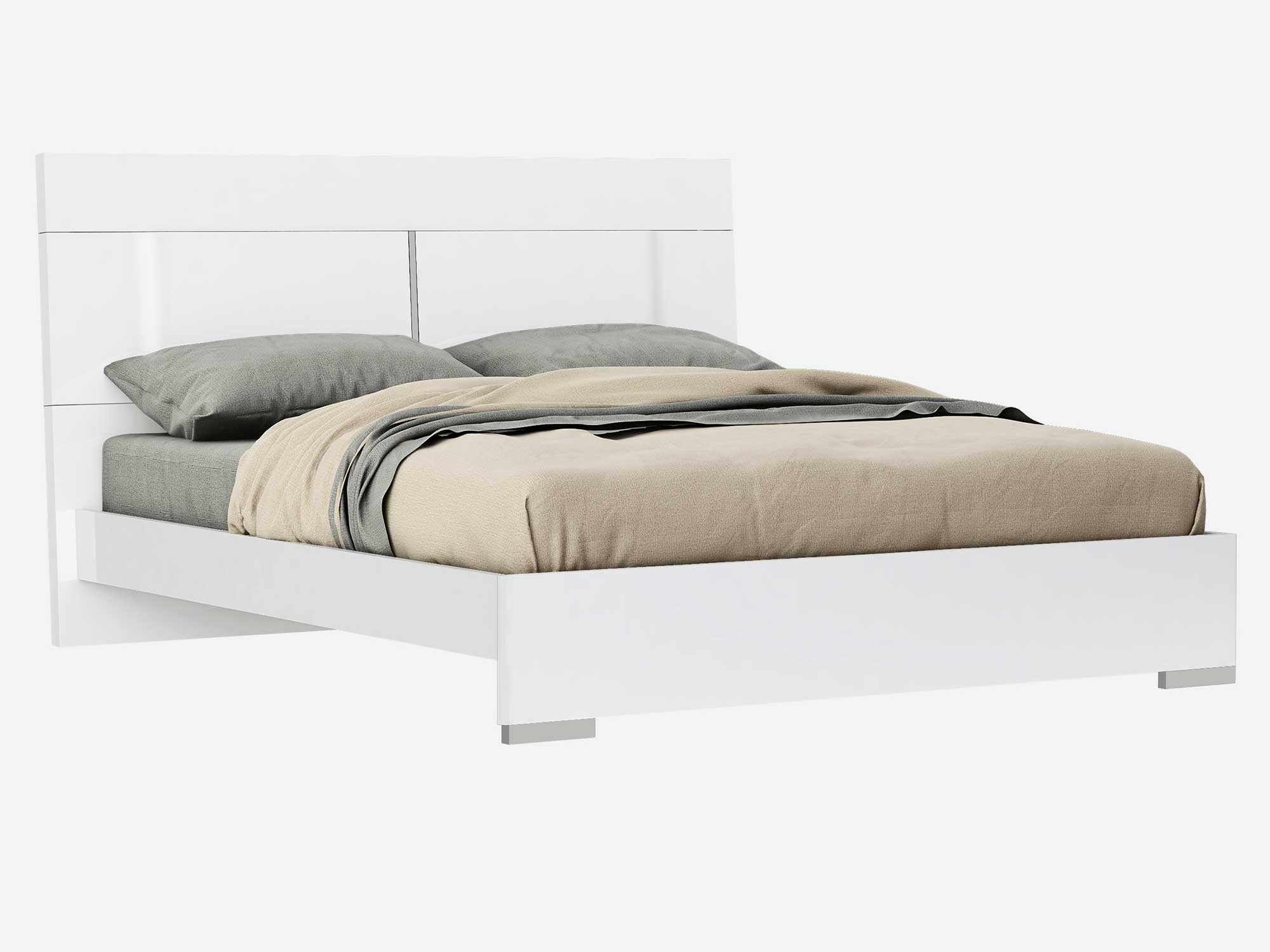 Kimberly Wood Bed w/LED Light