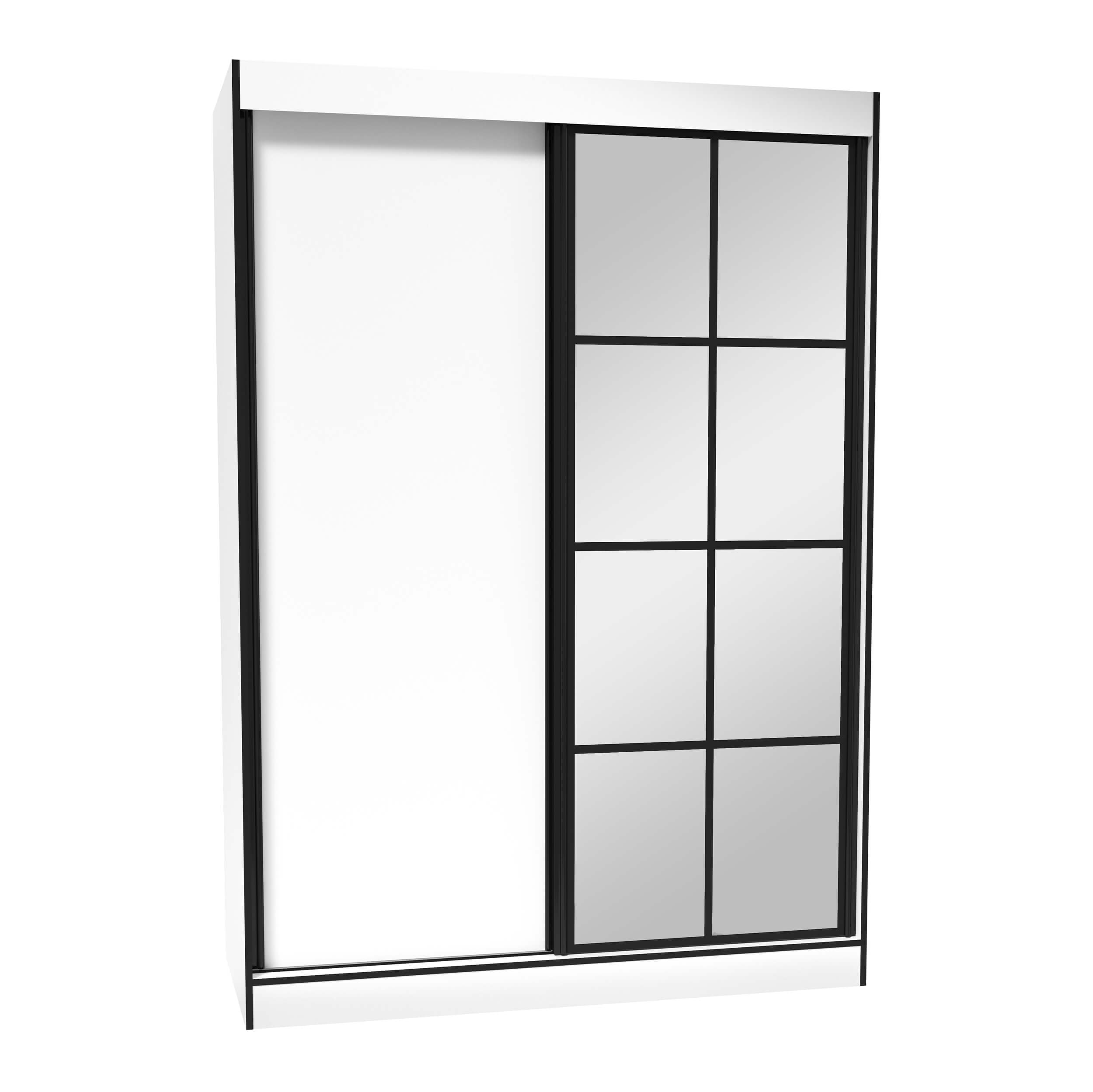 Brooklyn 59" Sliding Door Wardrobe Cabinet