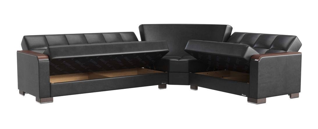 Armada X PU Convertible L-Shaped Sectional