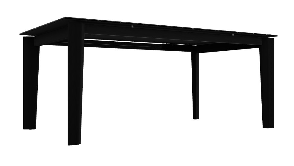 Dogma W70.9"-94.5" Rectangular Ceramic/Wood Extendable Dining Table