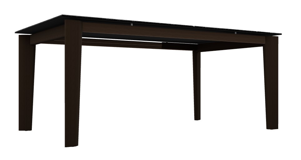 Dogma W70.9"-94.5" Rectangular Ceramic/Wood Extendable Dining Table