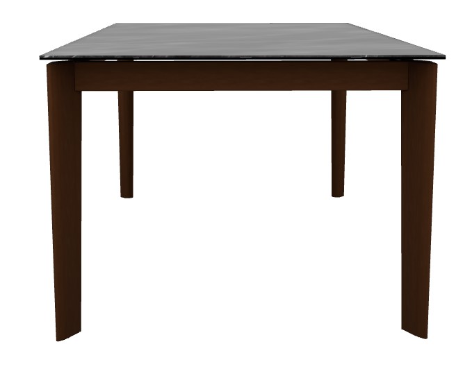 Dogma W70.9"-94.5" Rectangular Ceramic/Wood Extendable Dining Table