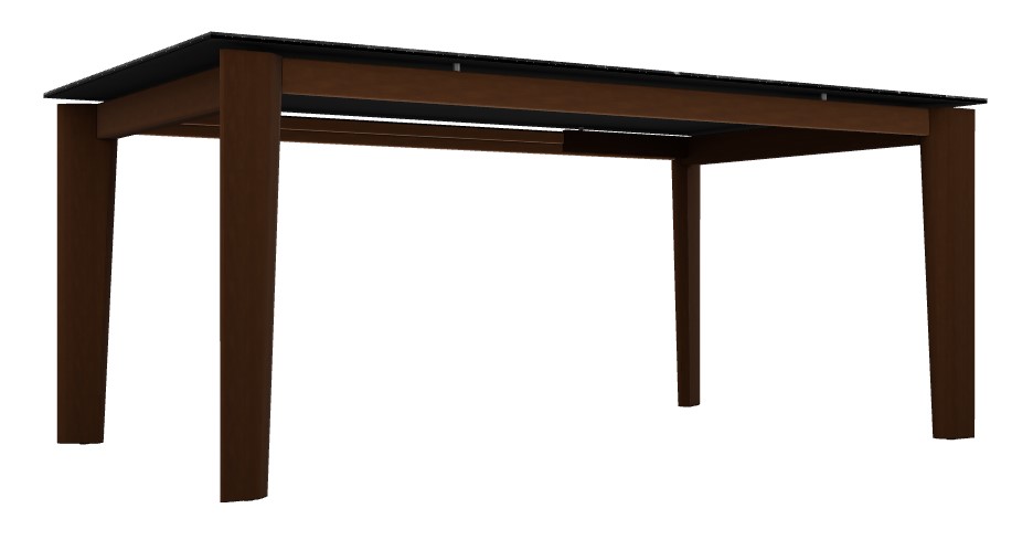 Dogma W70.9"-94.5" Rectangular Ceramic/Wood Veneer//Wood Extendable Dining Table