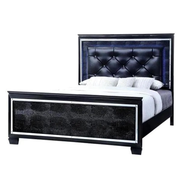 Furniture of America Bellanova Tufted Panel Bed
