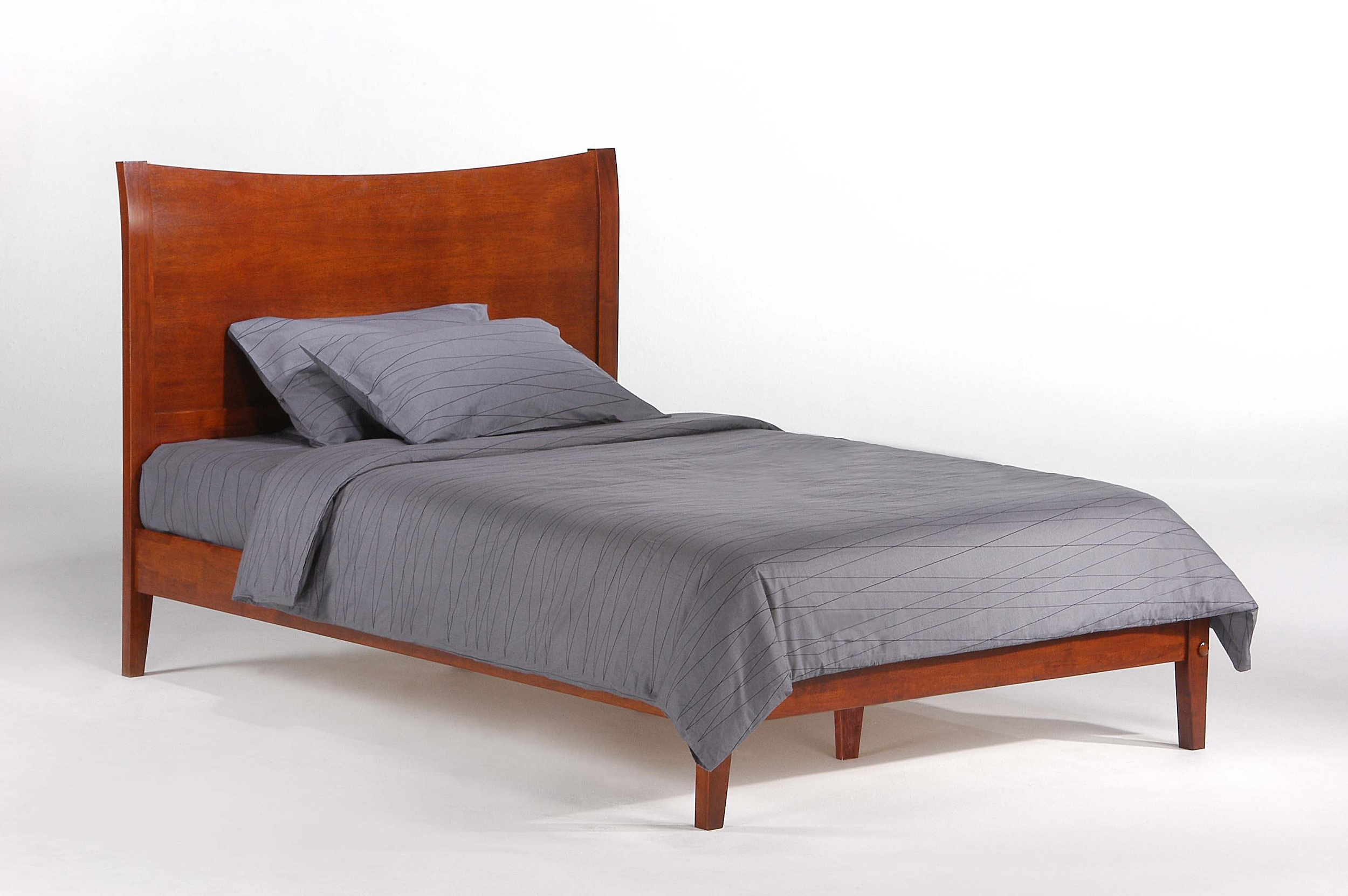 Spices Blackpepper Wood P-Series High/Low Platform Bed