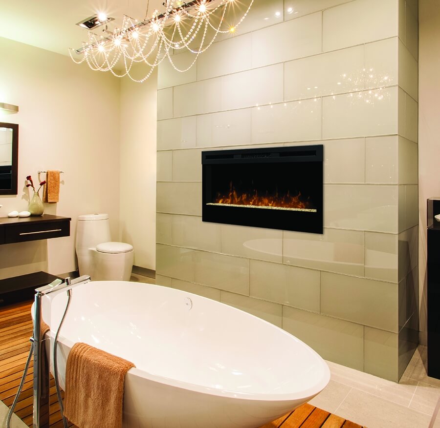Wickson 34" Wall-Mounted Electric Fireplace by Dimplex