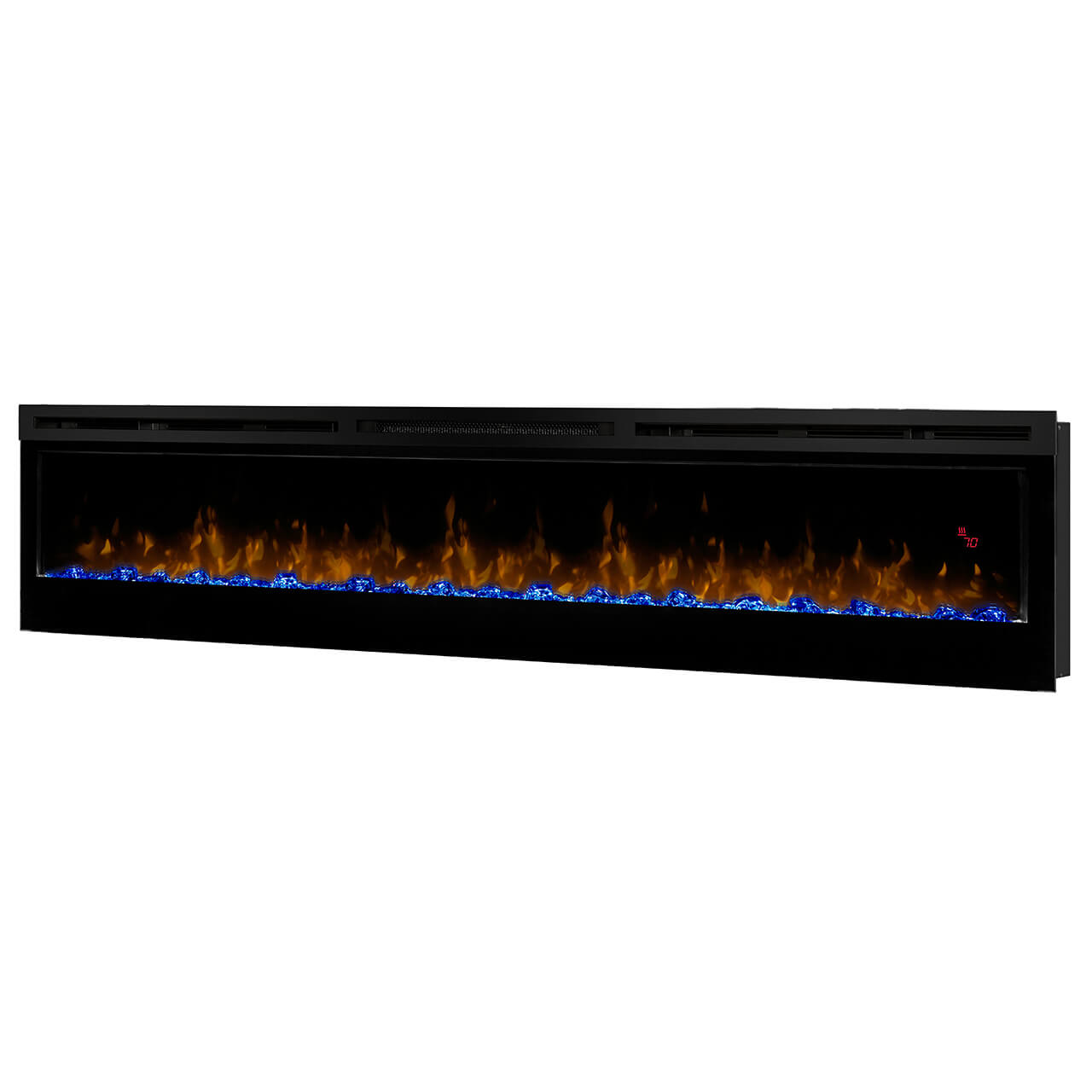 SM Prism Series 74" Wall-mount Electric Fireplace