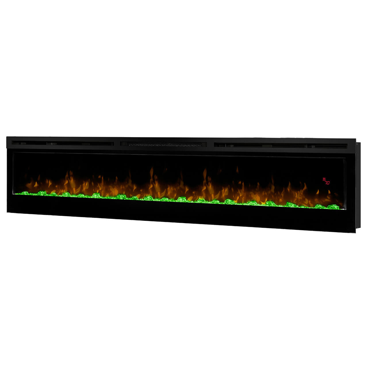 SM Prism Series 74" Wall-mount Electric Fireplace