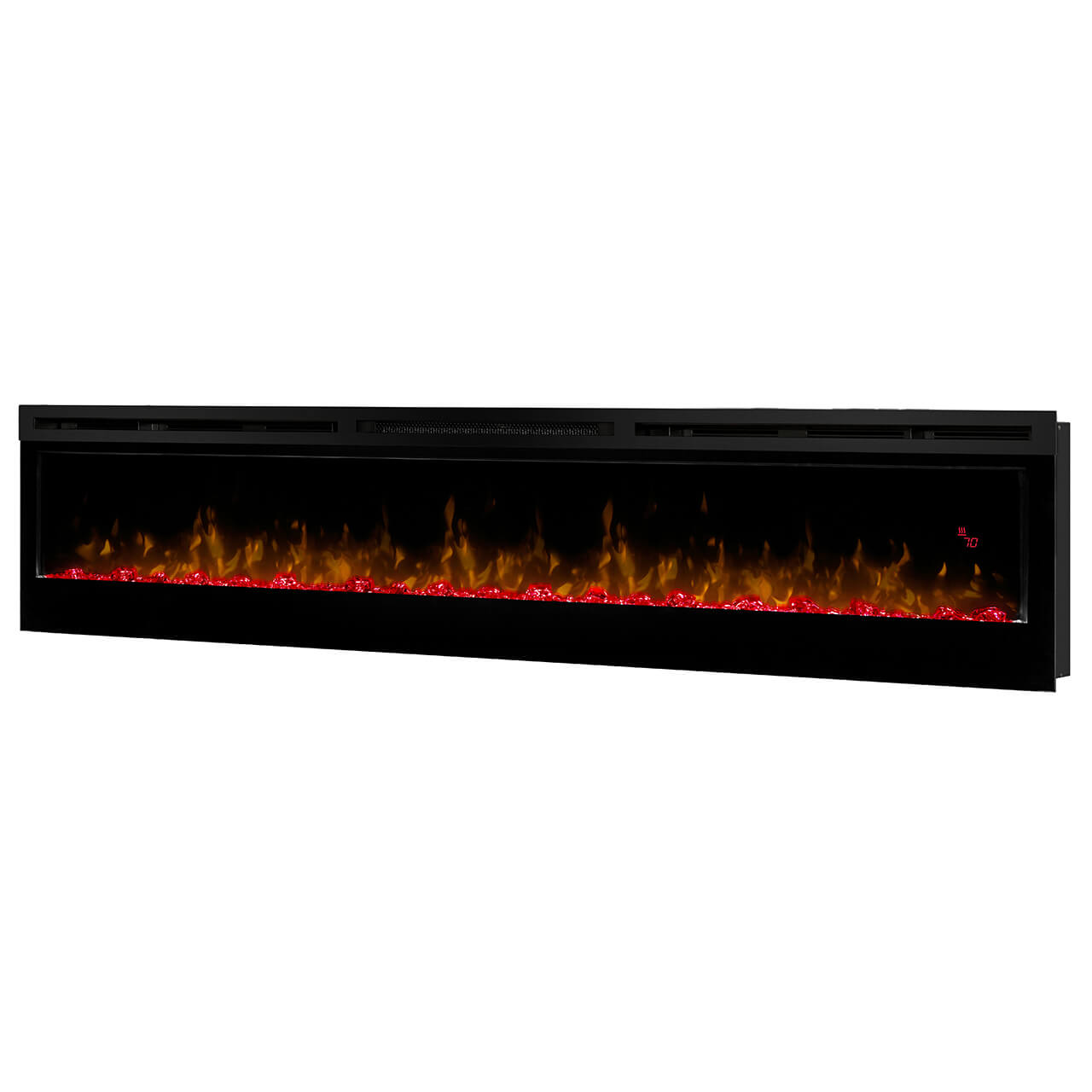 SM Prism Series 74" Wall-mount Electric Fireplace