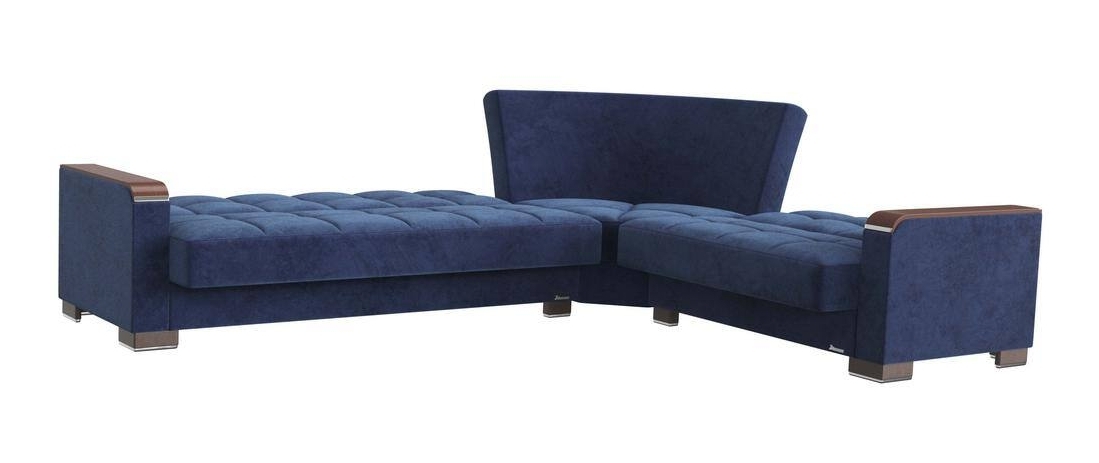 Armada X Microfiber Convertible L-Shaped Sectional