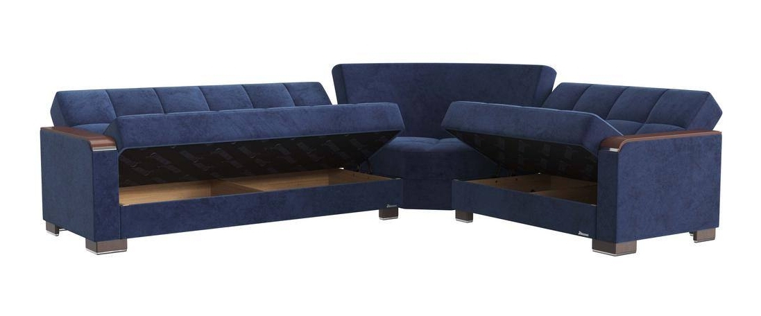 Armada X Microfiber Convertible L-Shaped Sectional