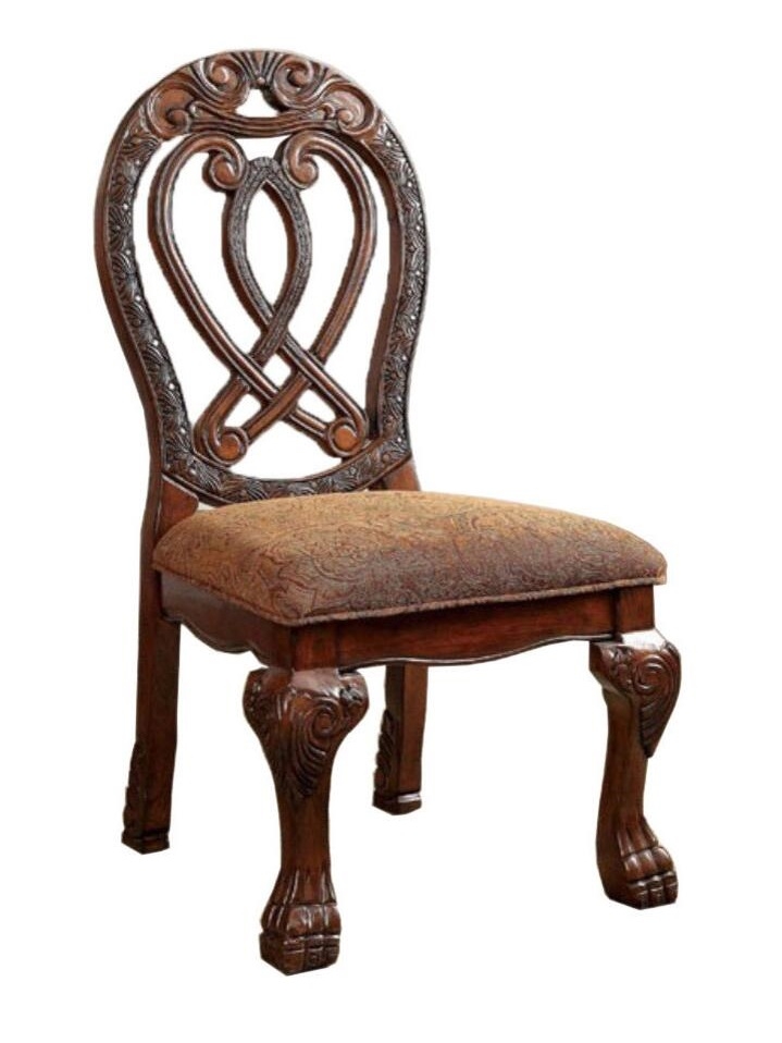 Wyndmere Fabric/Wood Dining Side Chair, Set of 2