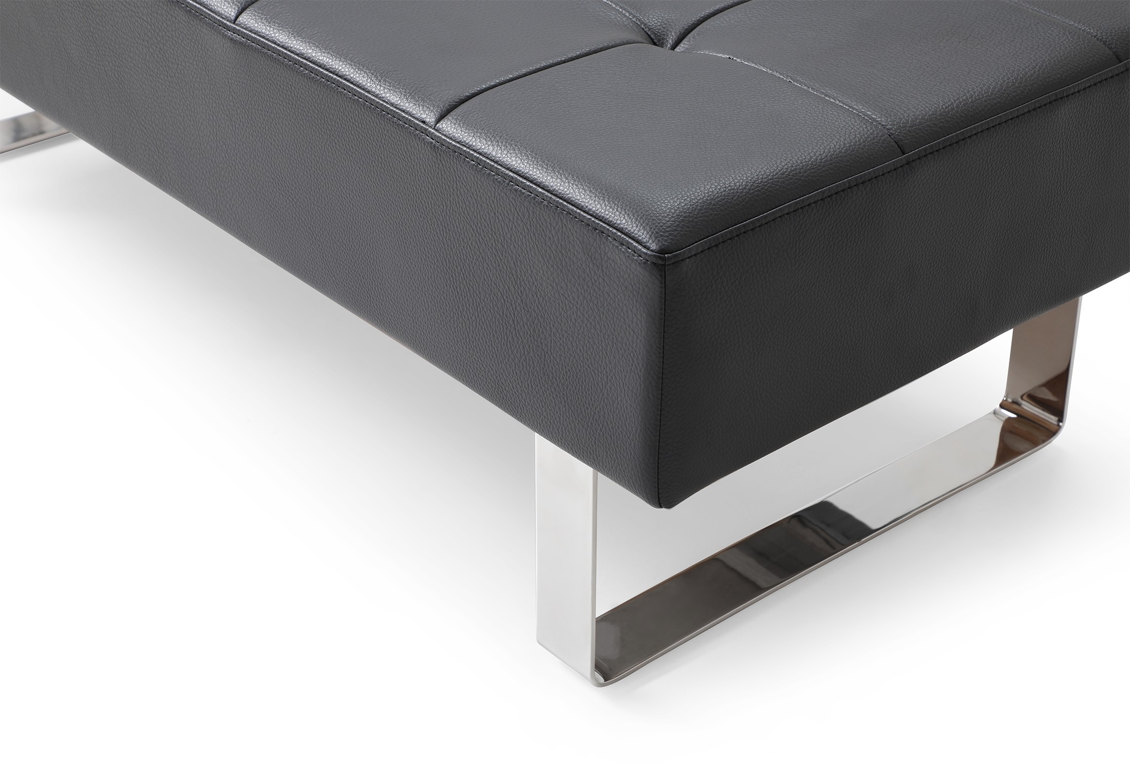 Miami Faux Leather Bench