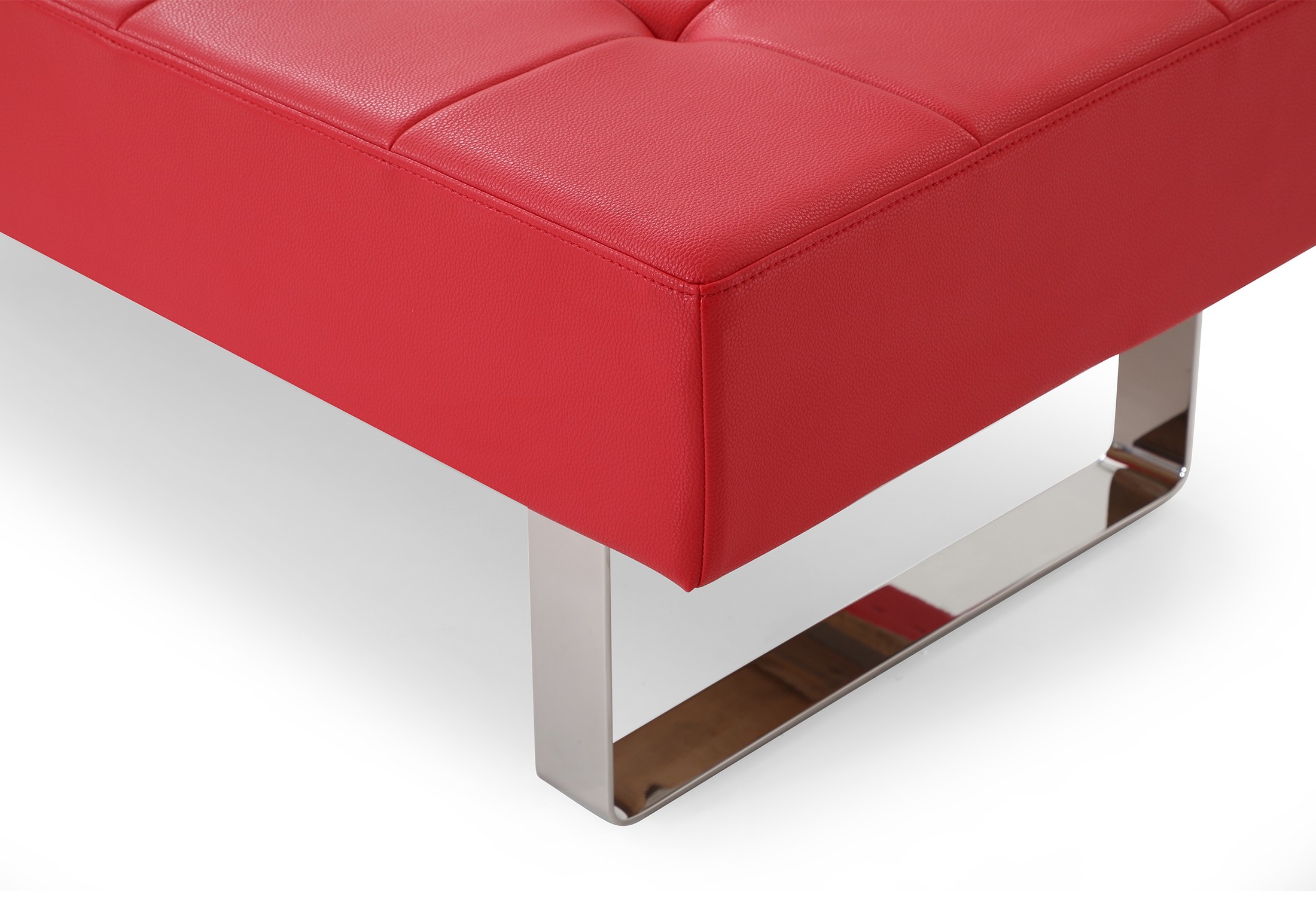 Miami Faux Leather Bench