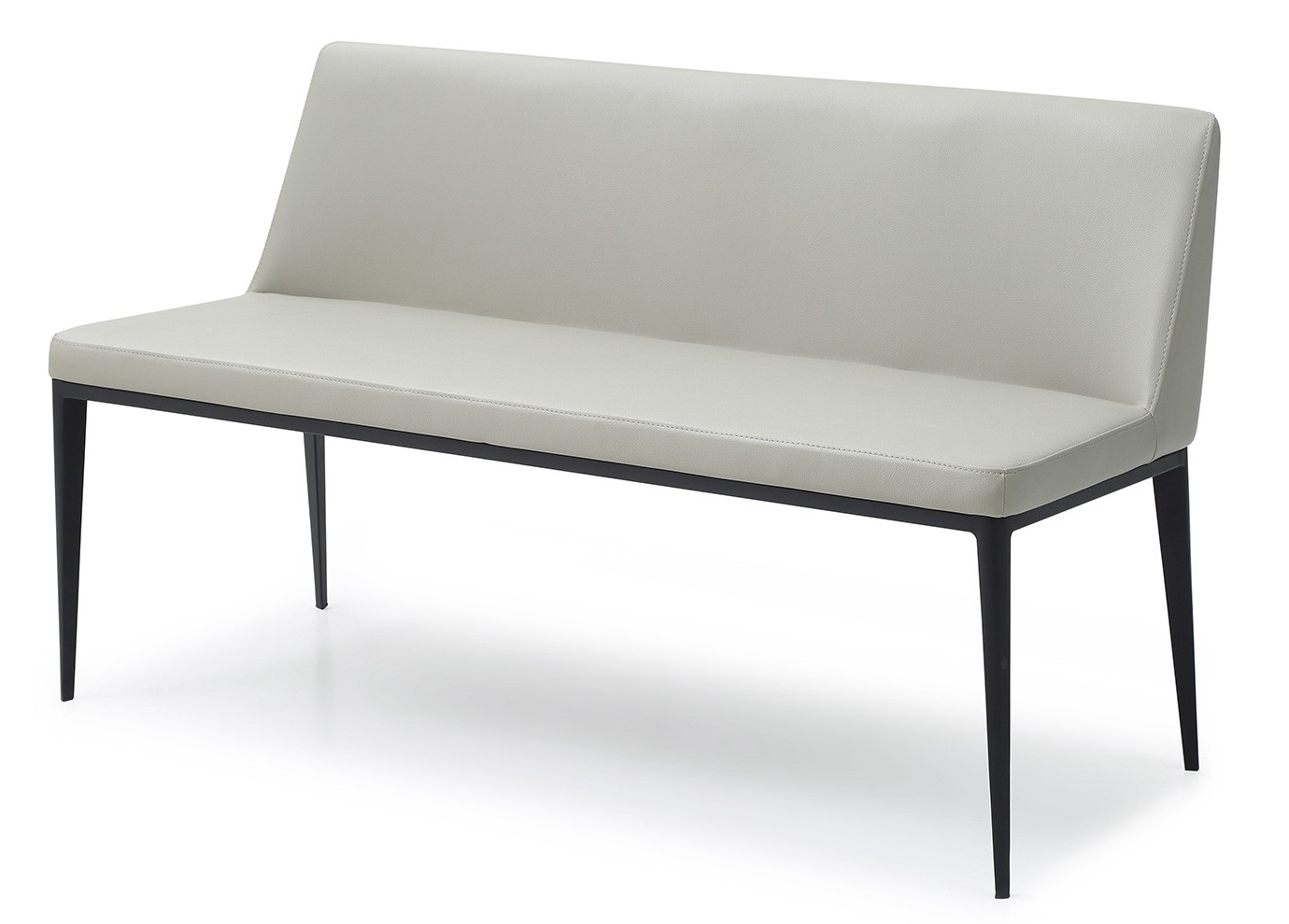 Carrie Faux Leather Bench