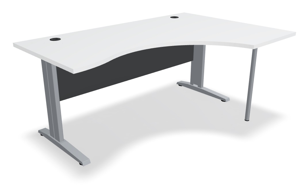 Ogi N Office Single Radial Desk