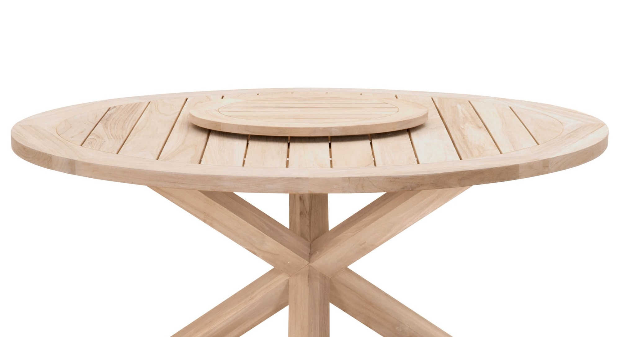 Boca Outdoor Wood Lazy Suzan