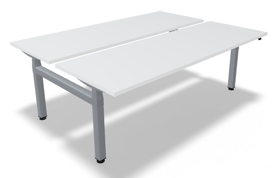 Ogi Drive Twin-Motor Sit-Stand Office Bench, W78.7" x D58.6"