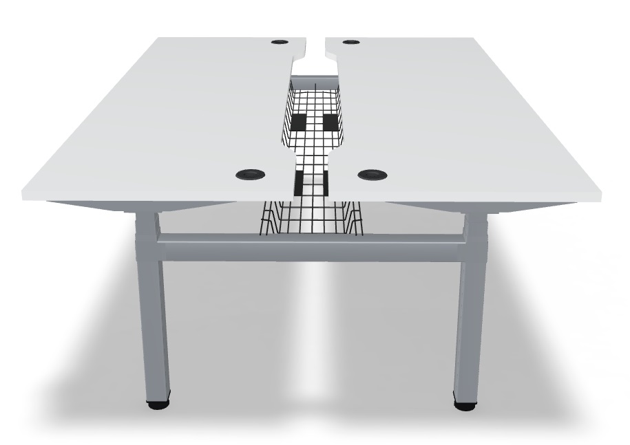 Ogi Drive Twin-Motor Sit-Stand Office Bench, W78.7" x D58.6"