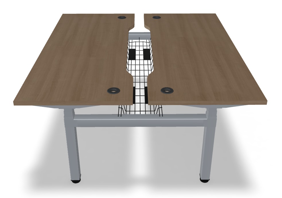 Adjustable Double Desk Manual