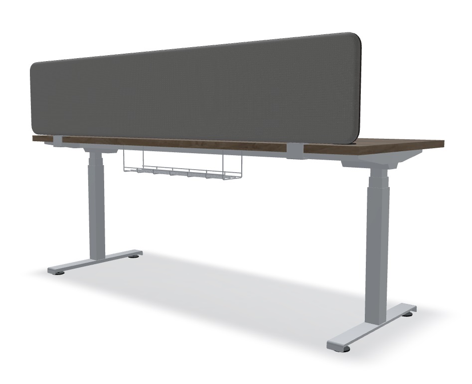 Ogi Drive Twin-Motor Sit-Stand Office Single Desk, W70.8" x D27.5"
