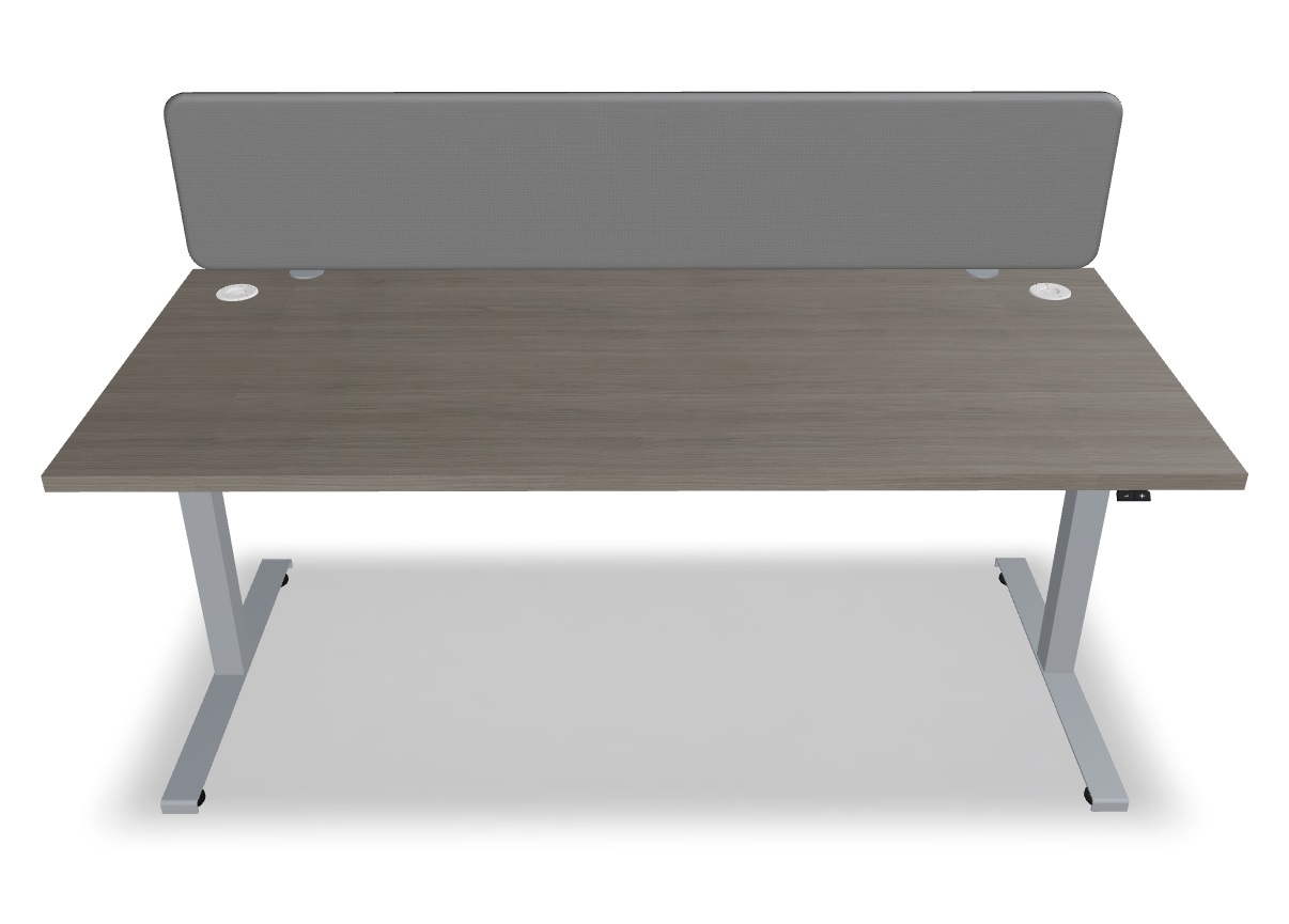 Ogi Drive Twin-Motor Sit-Stand Office Single Desk, W70.8" x D31.4"