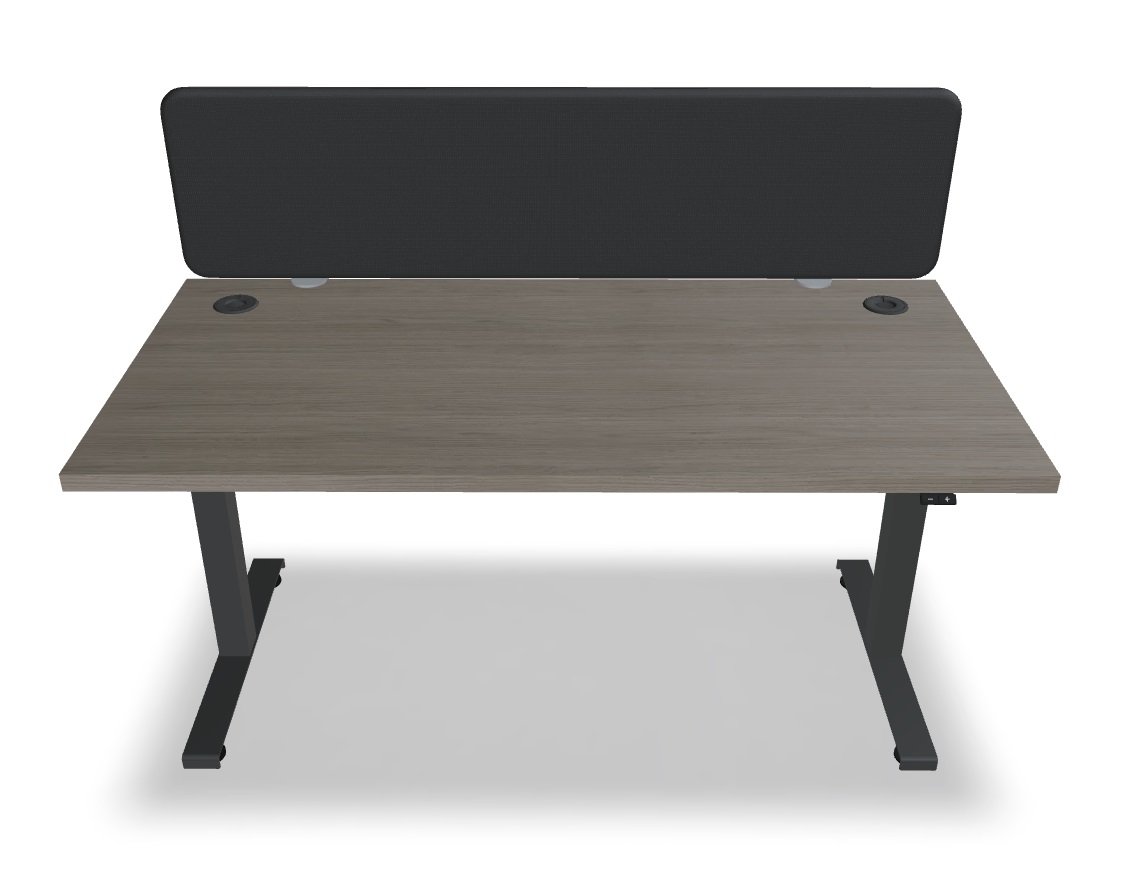 Ogi Drive Twin-Motor Sit-Stand Office Desk, W55.1" x D27.5"