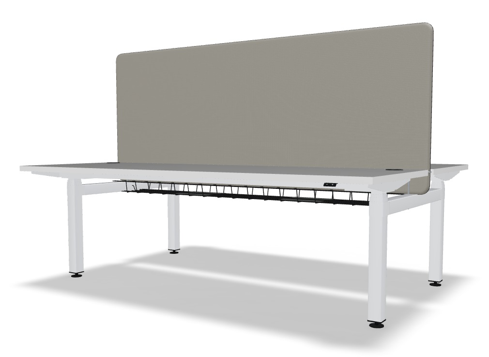 Ogi Drive Twin-Motor Sit-Stand Office Bench Desk, W78.7" x D58.6"