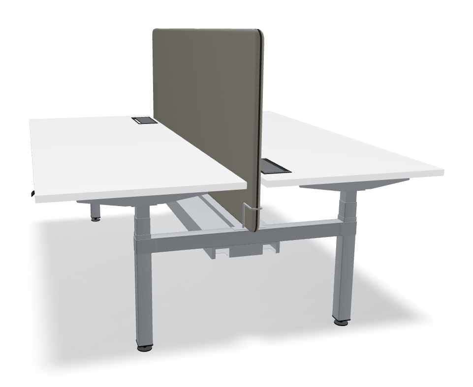 Double Sit-Stand Height Adjustable Desk