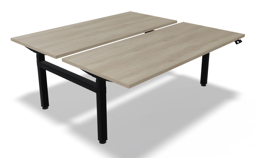 Ogi Drive Single-Motor Sit-Stand Office Bench Desk, W70.8" x D66.5"