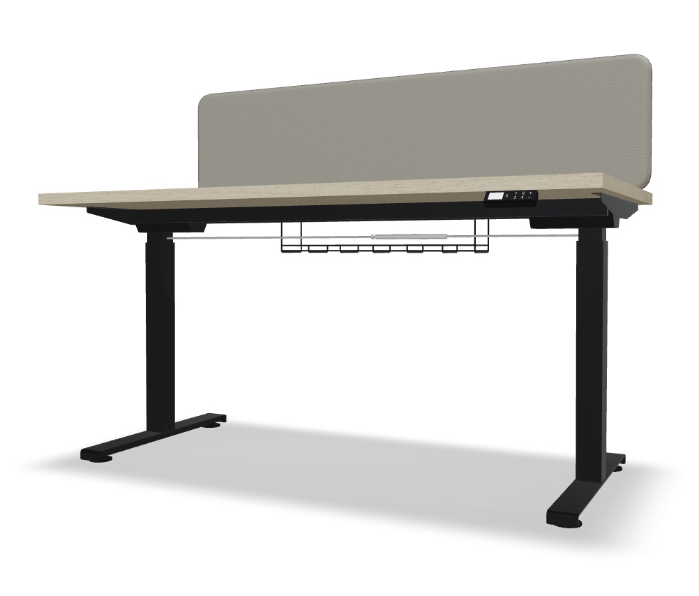 Ogi Drive Single-Motor Sit-Stand Office Desk, W55.1" x D27.5"