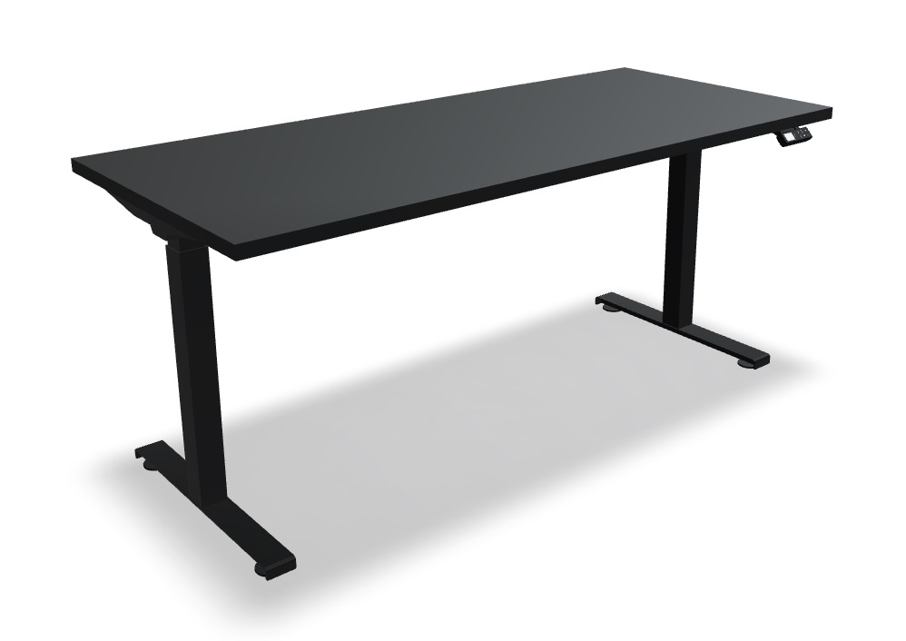 Ogi Drive Single-Motor Sit-Stand Office Desk, W62.9" x D27.5"