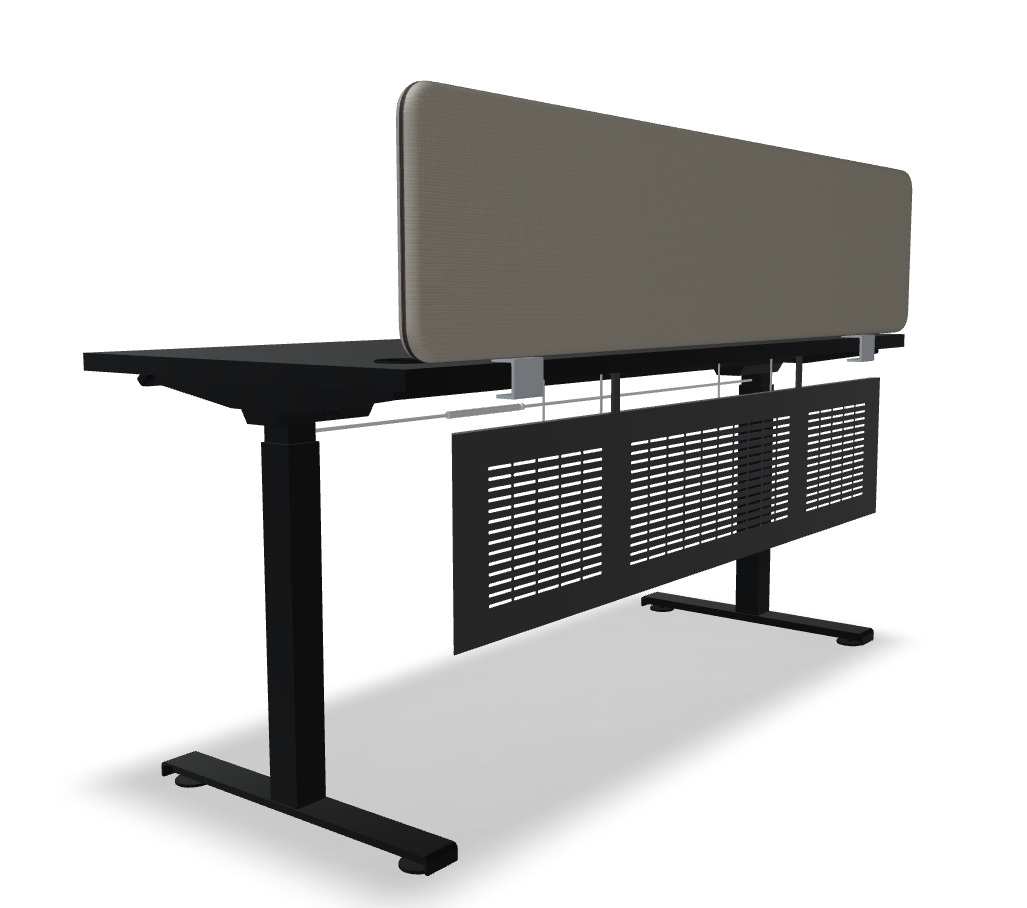 Ogi Drive Single-Motor Sit-Stand Office Desk, W62.9" x D27.5"