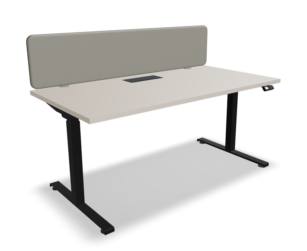 Ogi Drive Single-Motor Sit-Stand Office Desk, W62.9" x D31.4"