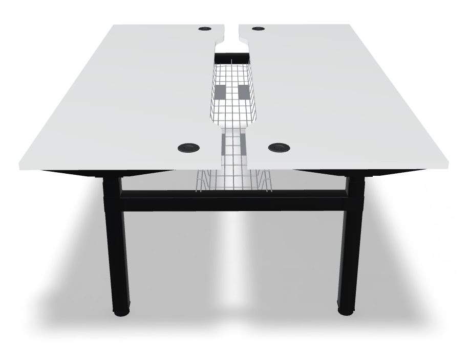 Ogi Drive Single-Motor Sit-Stand Office Bench Desk, W78.7" x D58.6"