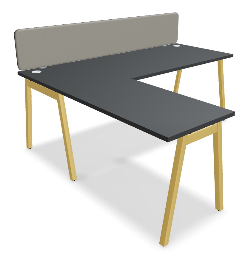 Ogi M Office Single Straight Desk, W78.7" x D31.4"