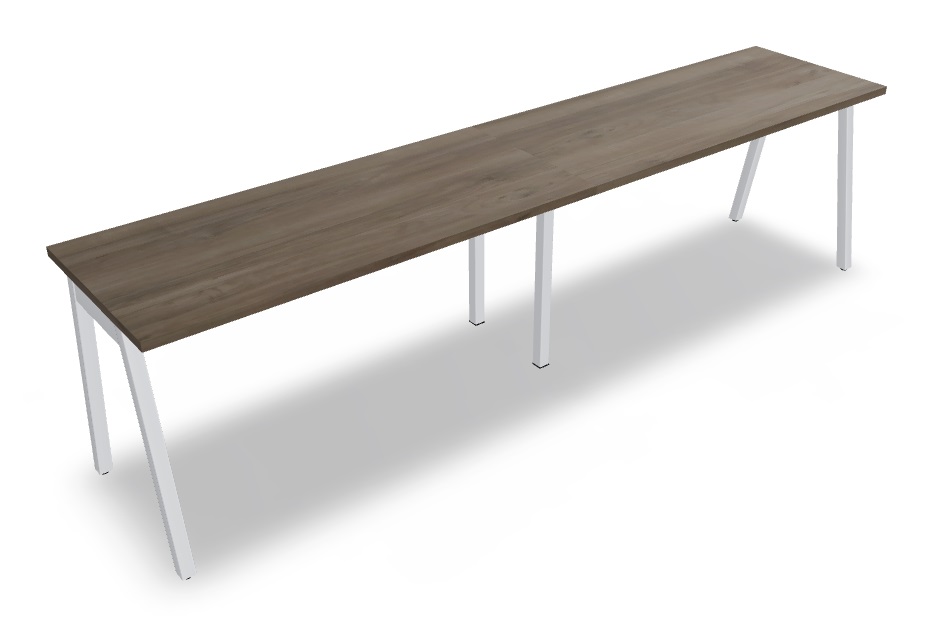 Ogi M Office Single-Row 2-Desk Bench