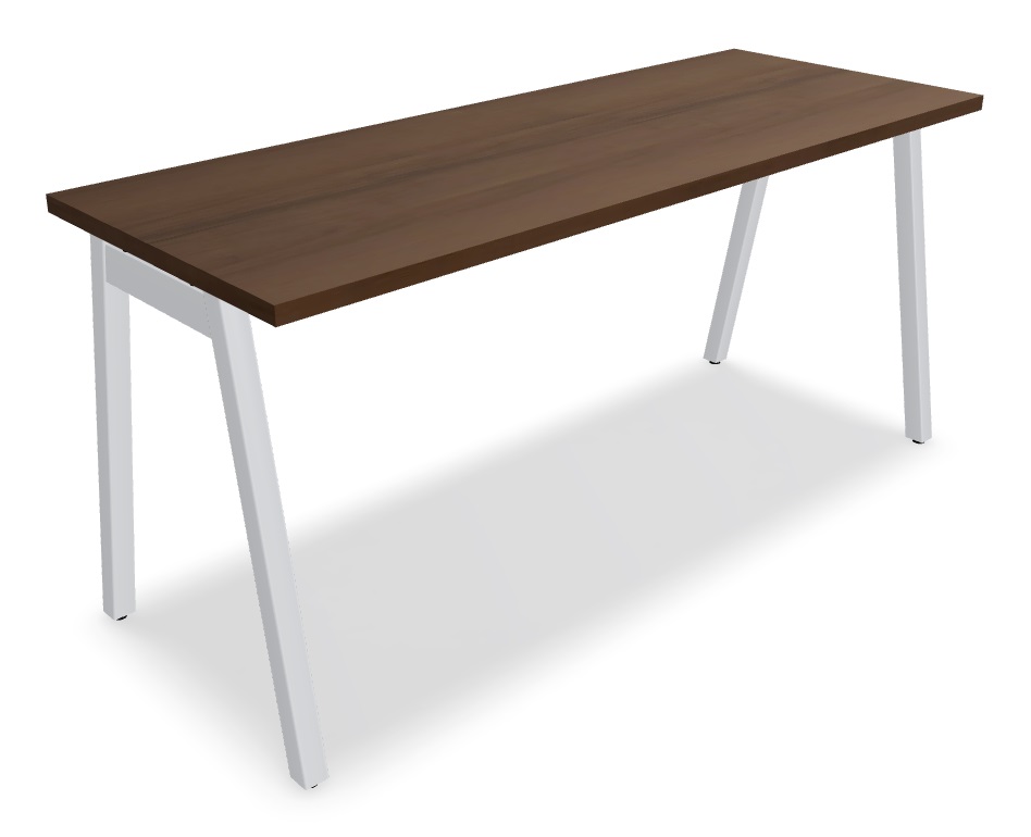 Ogi M Office Single Straight Desk, W62.9" x D23.6"