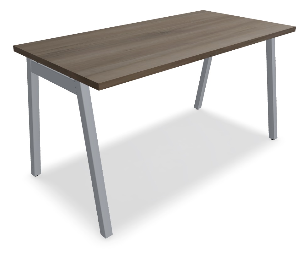 Ogi M Office Single Straight Desk, W55.1" x D27.5"